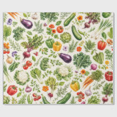 Gemüse-Garten-Produkte-Verpackungspapier Geschenkpapier (Flach)