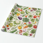 Gemüse-Garten-Produkte-Verpackungspapier Geschenkpapier (Ungerollt)