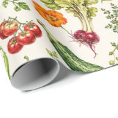 Gemüse-Garten-Produkte-Verpackungspapier Geschenkpapier (Rolleneckpunkt)