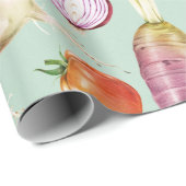 Gemüse Geschenkpapier (Rolleneckpunkt)