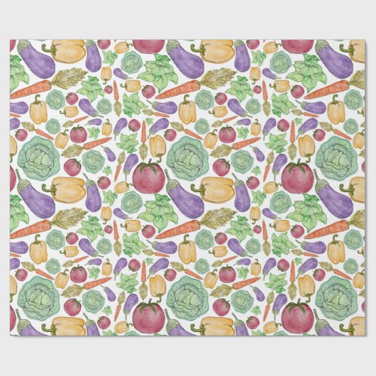 Gemüse! Geschenkpapier (Flach)