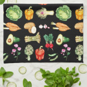Gemüse Geschirrtuch (Gefaltet)
