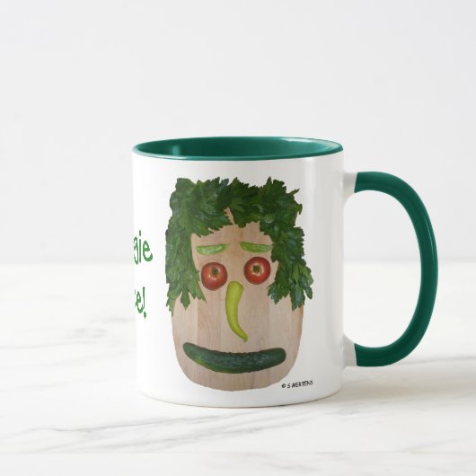 Gemüse-Gesicht Tasse (Rechts)