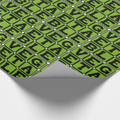 Gemüse, gesunde Lebensmittel Geschenkpapier (Ecke)