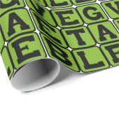 Gemüse, gesunde Lebensmittel Geschenkpapier (Rolleneckpunkt)