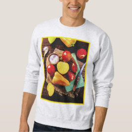"Gemüse hausgemachte Salate" Niedliches Foto. Jetz Sweatshirt