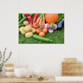 Gemüse im Herbst Poster (Küche)