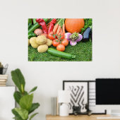 Gemüse im Herbst Poster (Heimbüro)