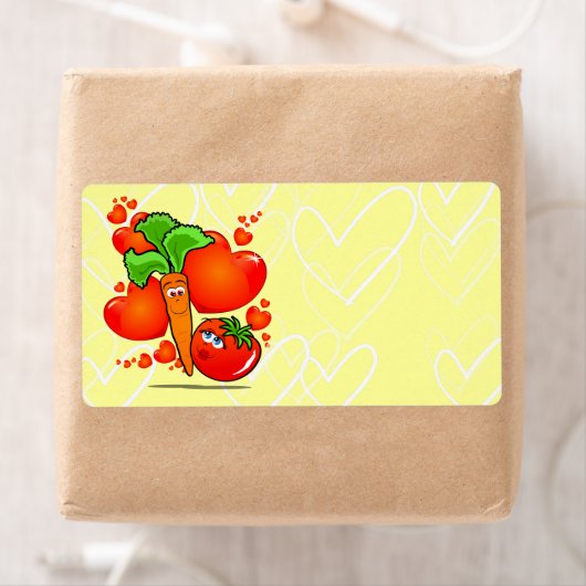 Gemüse in Liebe, Etikett (Insitu)