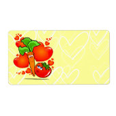 Gemüse in Liebe, Etikett (Vorne)