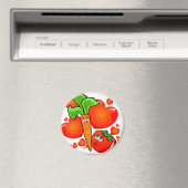 Gemüse in Liebe, Magnet (In Situ (Geschirrspüler))