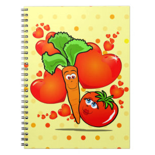 Gemüse in Liebe, Notebook Notizblock