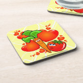 Gemüse in Liebe, Untersetzer (Linke Seite)