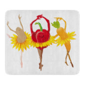 Gemüse in Wahnsinn Schneidebrett (Vorderseite)