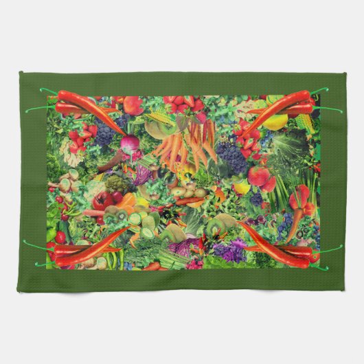 Gemüse Inspirationen Küchentücher (Horizontal)