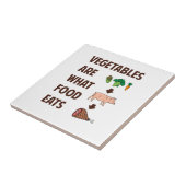 Gemüse ist, was Nahrung isst Fliese (Seite)