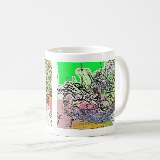 GEMÜSE KAFFEETASSE (VorderseiteRechts)