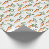Gemüse Karotten Geschenkpapier (Ecke)
