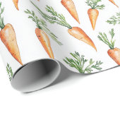 Gemüse Karotten Geschenkpapier (Rolleneckpunkt)