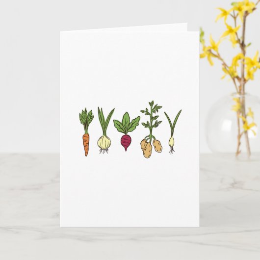 Gemüse Karte (Gelbe Blume)