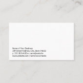 Gemüse | Kochen Visitenkarte (Rückseite)