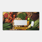 Gemüse Lebensmittel Bauern Schreibtischunterlage (Tastatur & Maus)