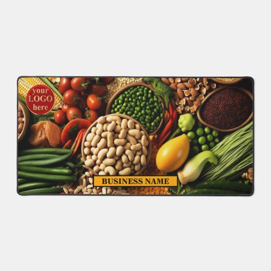 Gemüse Lebensmittel Bauern Schreibtischunterlage (Vorderseite)