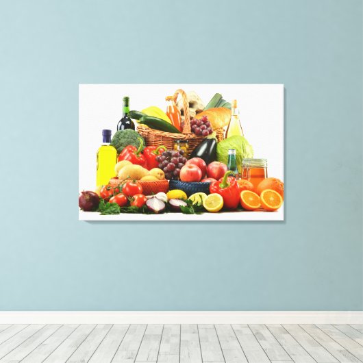 Gemüse Leinwanddruck (Insitu (Holzboden))