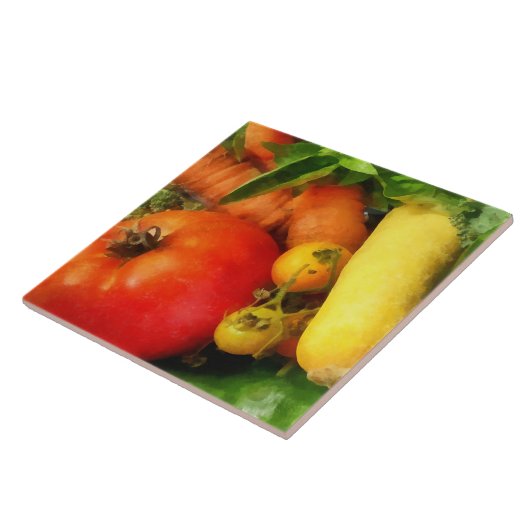 Gemüse-Medley Fliese (Seite)