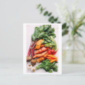 Gemüse-Medley-Foto Postkarte (Stehend Vorderseite)