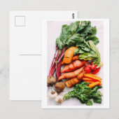 Gemüse-Medley-Foto Postkarte (Vorne/Hinten)