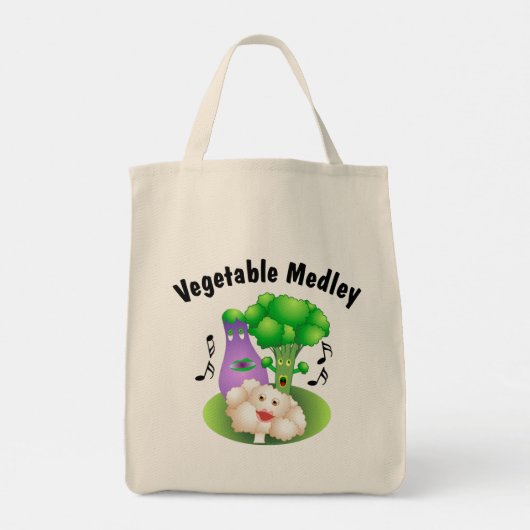 Gemüse-Medley Tragetasche (Rückseite)