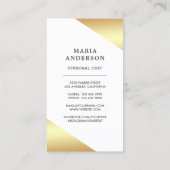 Gemüse Messer Schneidebrett Catering Koch Visitenkarte (Rückseite)