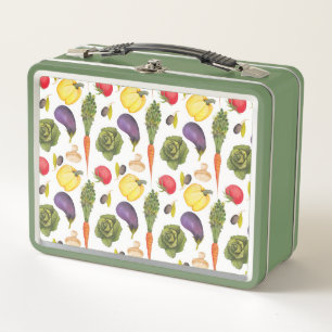 Gemüse Metall-Lunchbox Metall Brotdose