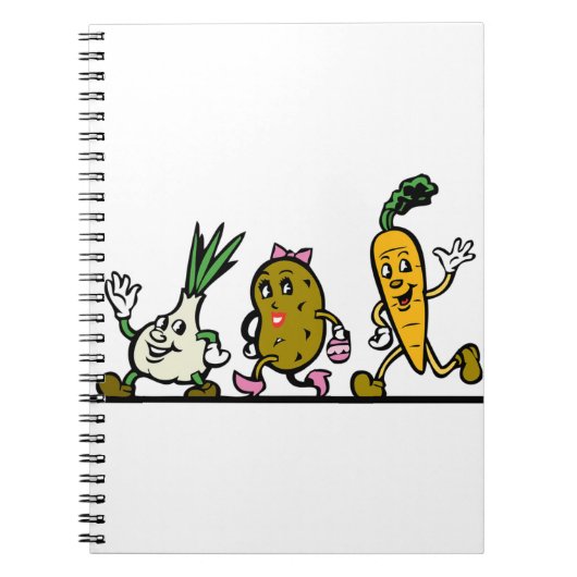 Gemüse Notizblock (Vorderseite)