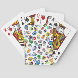 Gemüse Obst Strichcode Sticker Muster Spielkarten
