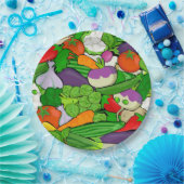 Gemüse Pappteller (Party)