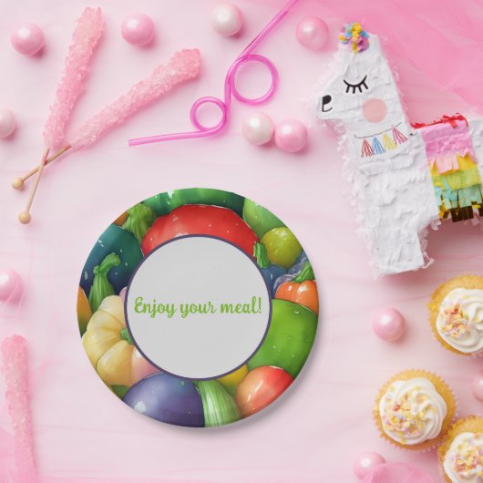 Gemüse Pappteller (Party)