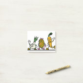 Gemüse Post-it Klebezettel (Auf Schreibtisch)