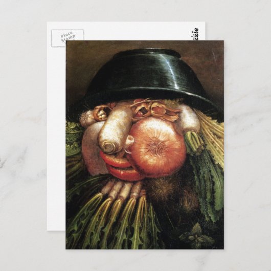 Gemüse Postkarte (Vorne/Hinten)
