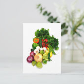 Gemüse Postkarte (Stehend Vorderseite)