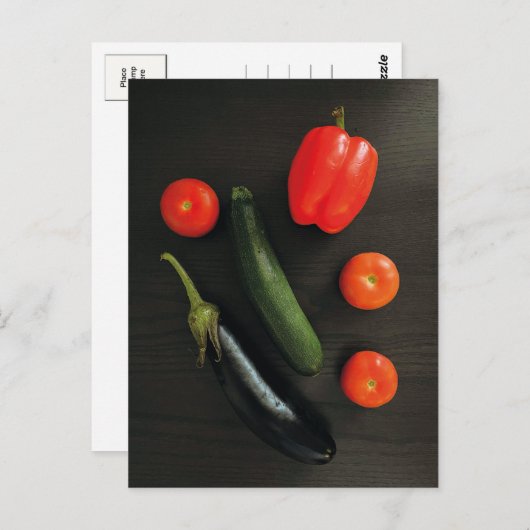 Gemüse Postkarte (Vorne/Hinten)