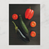 Gemüse Postkarte (Vorderseite)