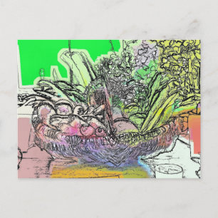 GEMÜSE POSTKARTE