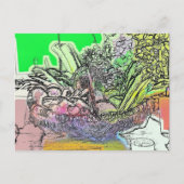 GEMÜSE POSTKARTE (Vorderseite)