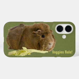 Gemüse regiert süßen Ingwer-Meerschweinchen mit Se iPhone 16 Hülle