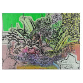 GEMÜSE SCHNEIDEBRETT (Vorderseite)