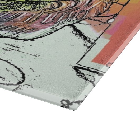 GEMÜSE SCHNEIDEBRETT (Ecke)