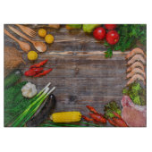 Gemüse Schneidebrett (Vorderseite)