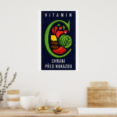 Gemüse schützt vor Infektion - Streichholzschachte Poster (Küche)